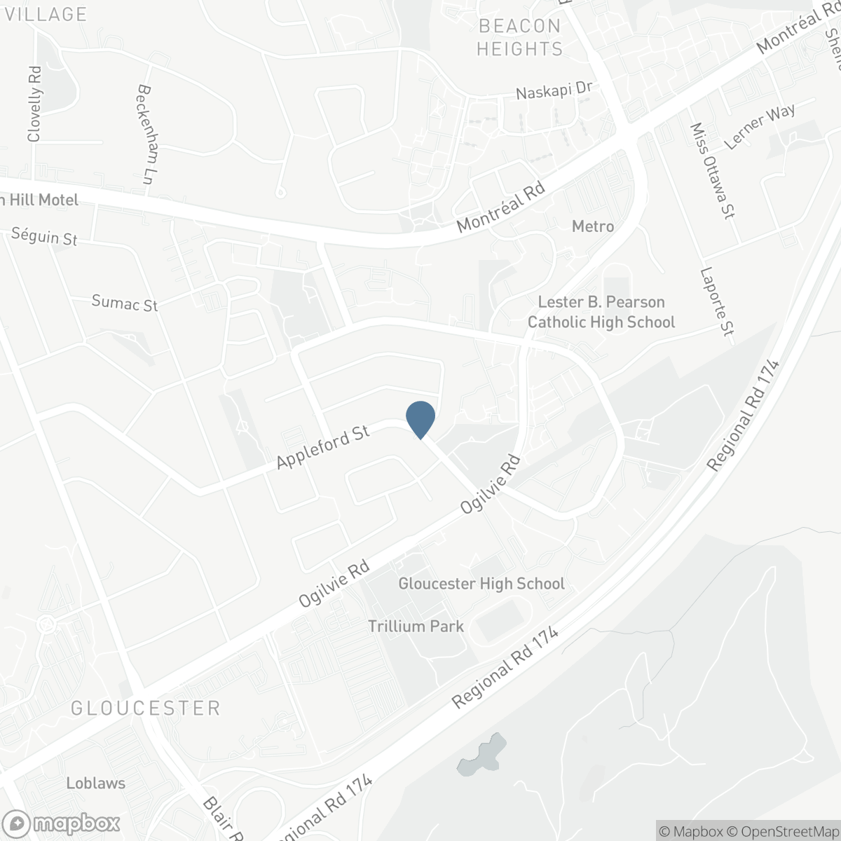 1861 APPLEFORD STREET, Ottawa, Ontario K1J 6T5